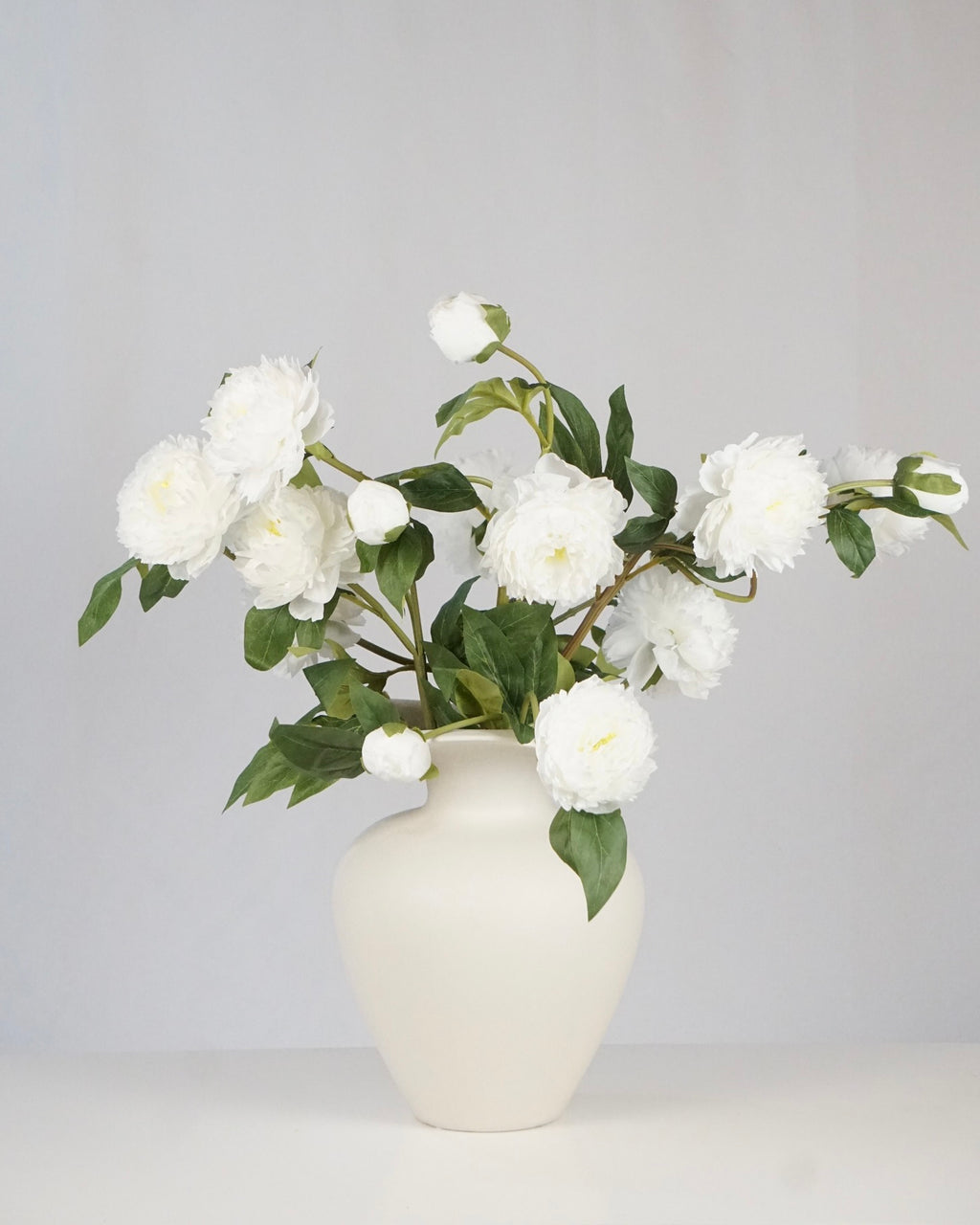 Pfingstrosen Bouquet Weiss