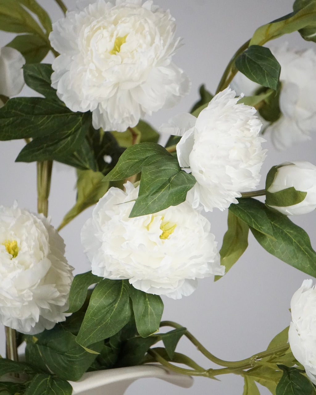 Pfingstrosen Bouquet Weiss