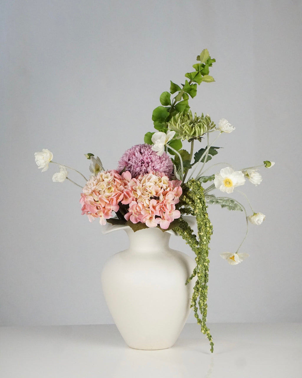 Cascade de blush doux